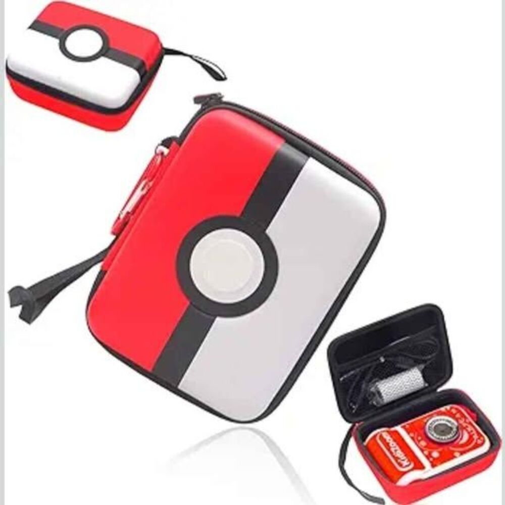 Pokemon Card Box Pokeball Carrying Protective Storage Cover Case For Kidizoom Pr